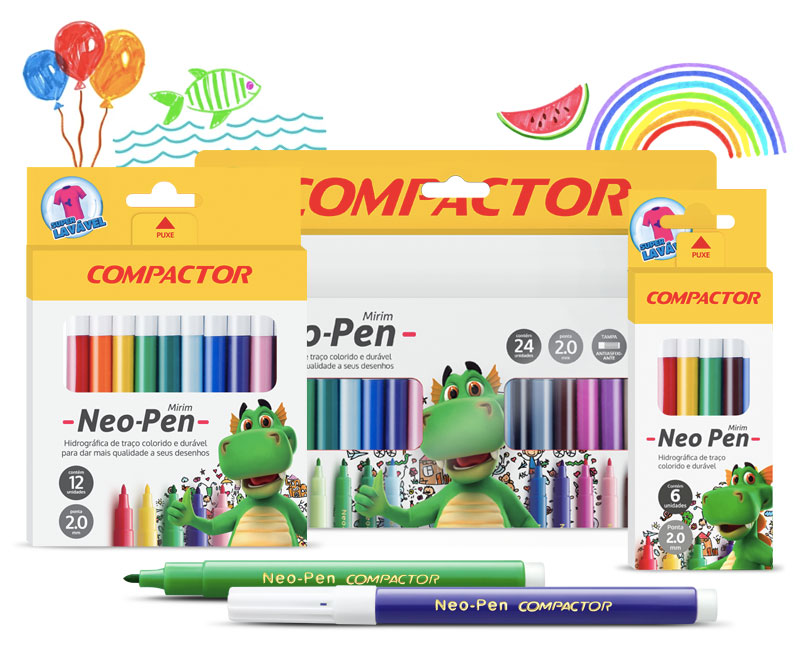 Hidrograficas-Neo-Pen-Mirim Hidrográficas Neo-Pen Mirim Compactor