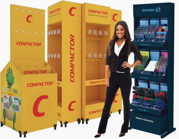 Displays e Expositores Compactor